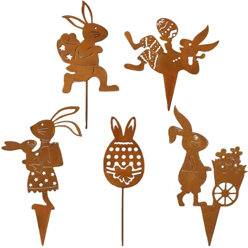 ZeiLaBang Kakadi 5 Stück Osterhasen Gartendeko für... - Jardin & Extérieur Amazon Allemagne à 13.99€