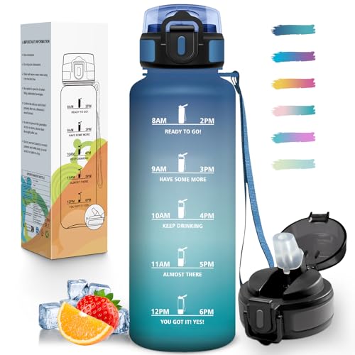 Mulbijeo Gourde Paille, Étanche, Gourde 1l5, Échelle de... - Sports & Fitness Amazon France à 10.46€