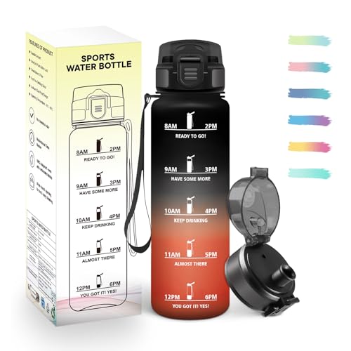 Mulbijeo Gourde 500Ml, Verrouillage Sécurisé, Bouteille... - Sports & Fitness Amazon France à 8.57€