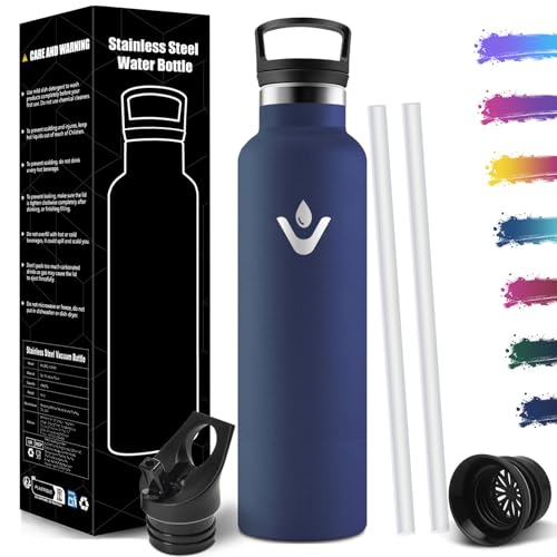 Mulbijeo Bouteille Isotherme 1L, étanche sans BPA, Gourde... - Sports & Fitness en promo à 13.53€