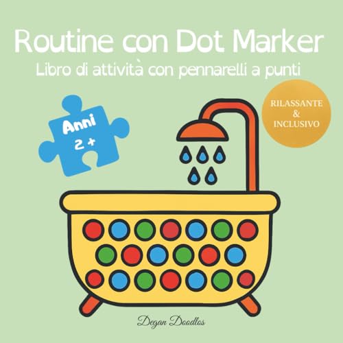 Routine con Dot Marker - Libro di attività con pennarelli a... - Jouets & Jeux en promo à 5.71€