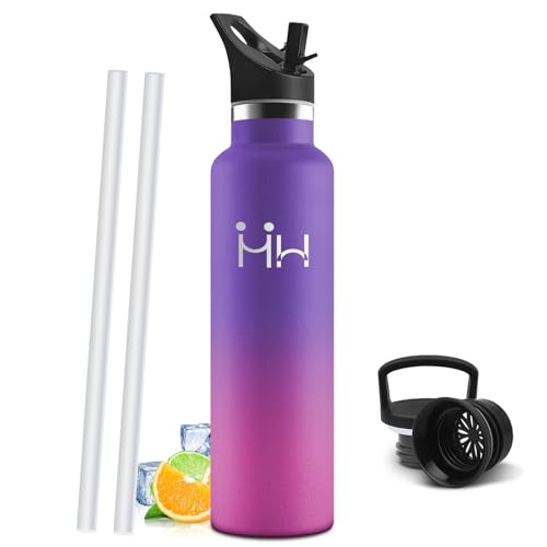 Mulbijeo Bouteille Isotherme 1L, étanche sans BPA, Gourde... - Sports & Fitness Amazon France à 14.24€