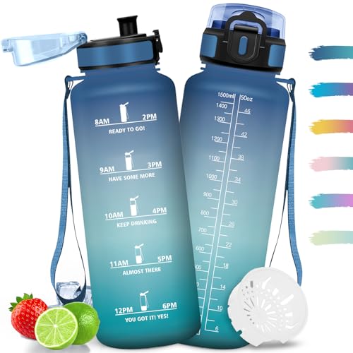 Mulbijeo Gourde 1,5L, Étanche, Bouteille D'eau Sport... - Sports & Fitness Amazon France à 11.59€