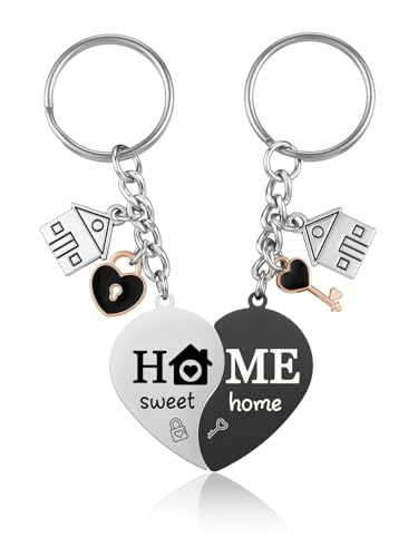 Jovivi Coppia di portachiavi con incisione "Home Sweet... - Toys & Games Amazon Italy à 7.30€