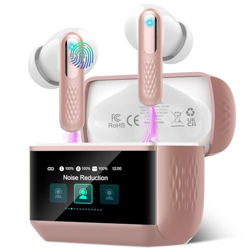 Ecouteurs Bluetooth sans Fil, Écouteur Bluetooth 5.4 avec... - High-Tech & Électronique Amazon France à 35.99€