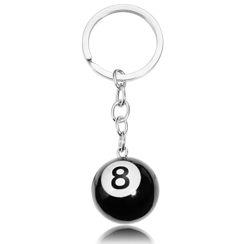 SKDFHOD 8-Ball Schlüsselanhänger, Retrogame Ball Nummer... - Sports & Fitness Amazon Allemagne à 5.19€