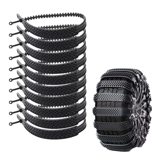 Chaînes À Neige Pour Pneus De Voiture 10 Pièces Chaînes... - Auto & Moto Amazon France à 9.97€