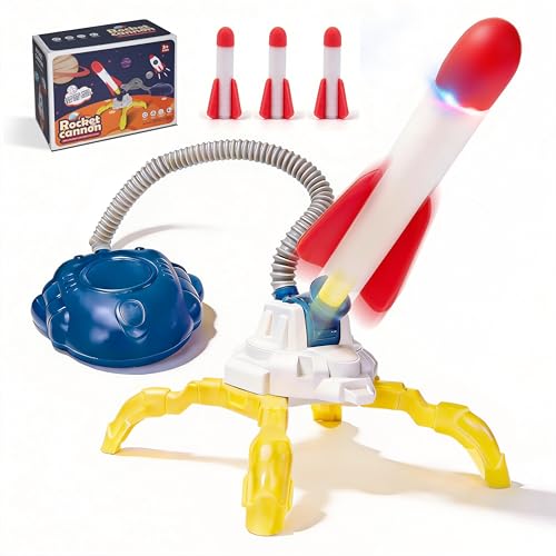 Comnonage Lanceur de fusée d'extérieur avec pompe à pied à... - Jouets & Jeux Amazon France à 14.04€