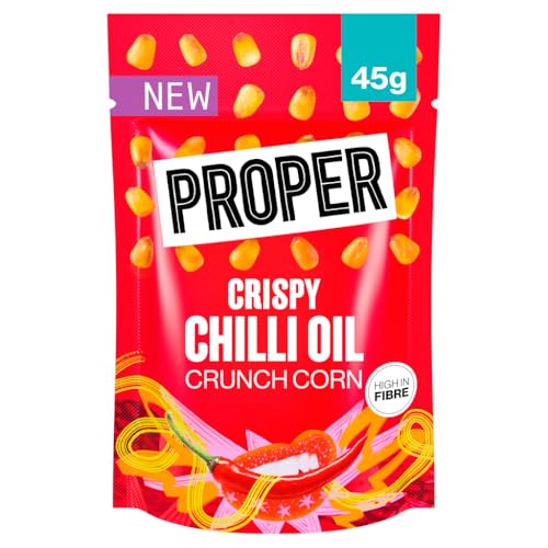 Proper Crispy Chilli Oil Crunch Corn 45g - Auto & Moto Amazon Royaume-Uni à 1.00€