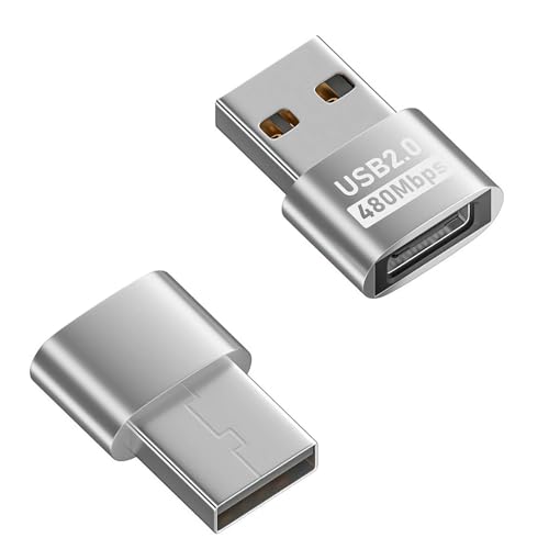 USB-C to USB Adapter，480Mbps USB to USB-C Adapter，Female to... - High-Tech & Électronique Amazon Royaume-Uni à 1.12€