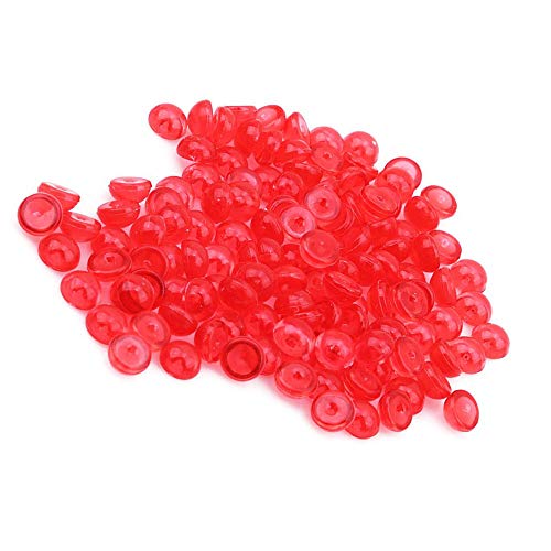 Perla piatta rossa trasparente fai da te perline di... - Loisirs Créatifs Amazon Italie à 0.99€