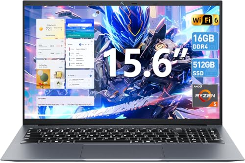 SGIN Ordinateur portable 15,6 ", 16 Go de RAM 512 Go SSD... - High-Tech & Électronique Amazon France à 565.72€
