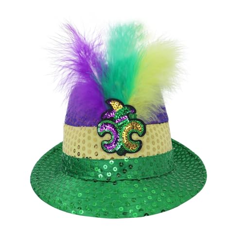 Generisch Sombrero de carnaval dorado púrpura verde... - Maison & Cuisine Amazon Espagne à 1.79€