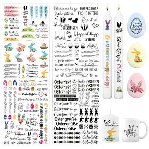 Lot de 6 tatouages pour bougies de Pâques - Film de... - High-Tech & Électronique Amazon France à 4.64€