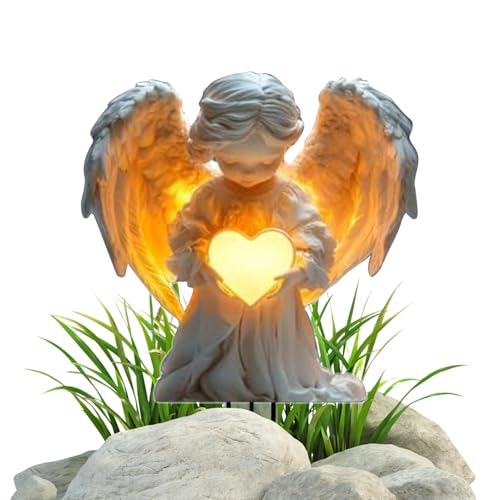 Angel Garden Stake, Angel Heart Gardens Acrylic Stake... - Jardin & Extérieur Amazon Royaume-Uni à 1.99€