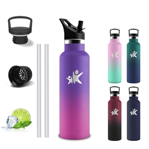 Grsta Gourde Isotherme- Gourde 500 ml- Bouteille Inox Anti... - Sports & Fitness Amazon France à 9.81€