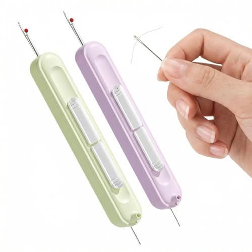 2 in 1 Needle Threader Seam Ripper, 2Pcs Hand Sewing... - High-Tech & Électronique en promo à 3.99€