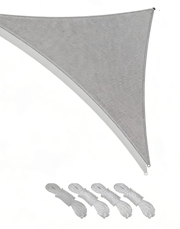 Triangular sun sail Sun Shade Sail Waterproof 2x2x2m... - Jardin & Extérieur Amazon Royaume-Uni à 9.99€