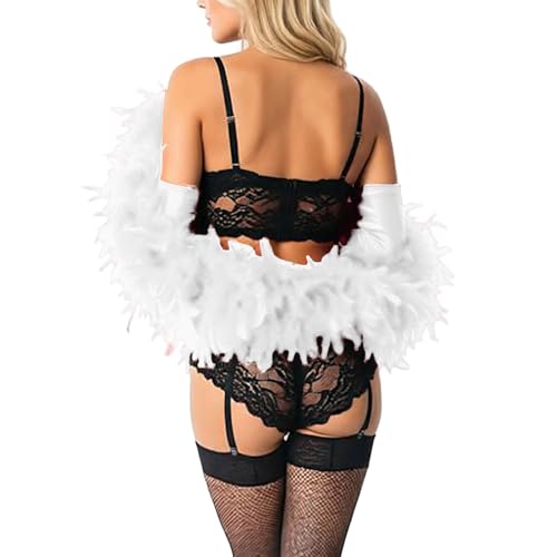 Generisch Federboa Schwarz, 1.8M Lange Schwarze Federn... - Maison & Cuisine en promo à 1.99€