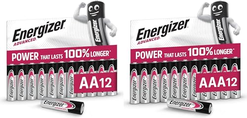 Energizer Advanced - AA and AAA Batteries (24 Pack) 1.5V... - Sports & Fitness en promo à 10.00€
