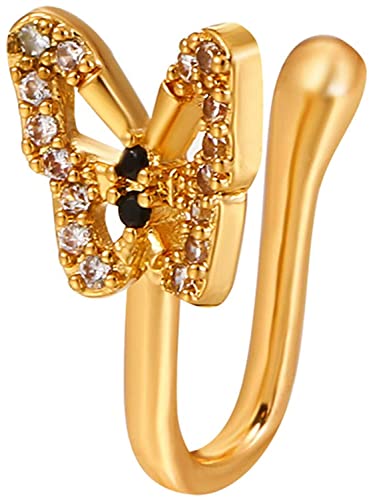 Piercing del setto finto farfalla, anelli del cerchio del... - Sports & Fitness Amazon Italie à 0.99€