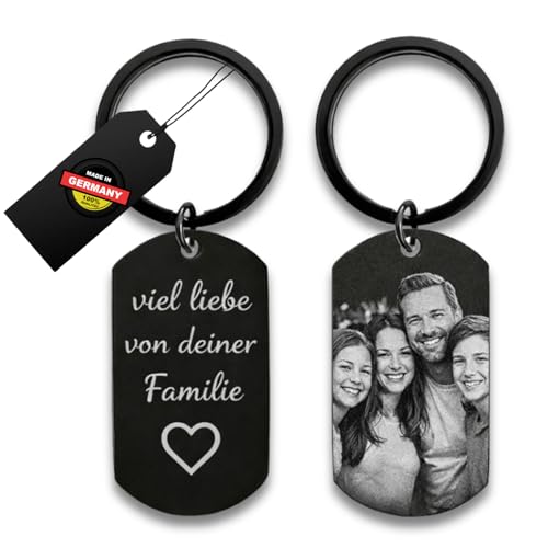 Personalisierter Schlüsselanhänger mit Bild & Gravur –... - Bricolage & Outils en promo à 0.99€