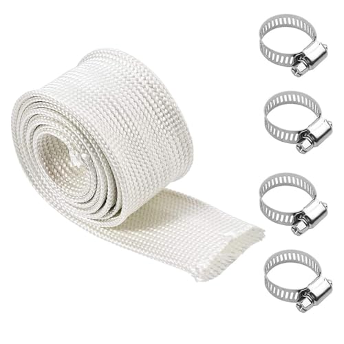 Lansls 3m Exhaust Heat Sleeve 25mm, High Temp Fiberglass... - Maison & Cuisine Amazon Royaume-Uni à 12.99€