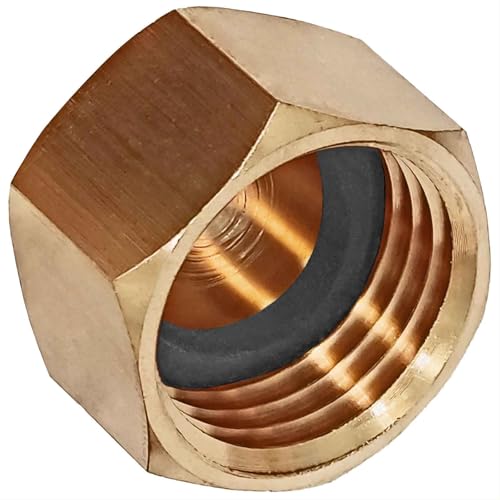 MegaHaustechnik Kappe mit Sechskant mit Gummidichtung 1... - Bricolage & Outils en promo à 1.77€