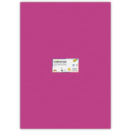 Tonpapier, Einzelbogen, 130 g/qm, 50x70 cm (Eosin) - Loisirs Créatifs en promo à 0.69€
