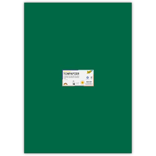Tonpapier, Einzelbogen, 130 g/qm, 50x70 cm (Tannengrün) - Maison & Cuisine Amazon Allemagne à 0.69€