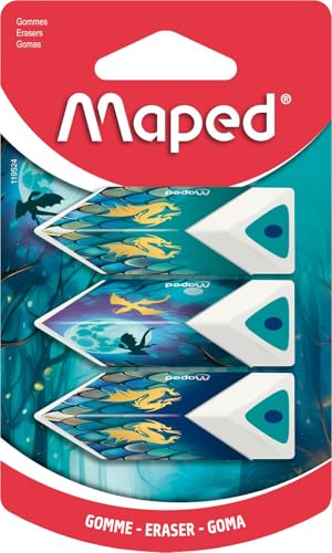 Maped – Juego de 3 gomas de borrar de pirámides –... - Jouets & Jeux Amazon Espagne à 1.82€