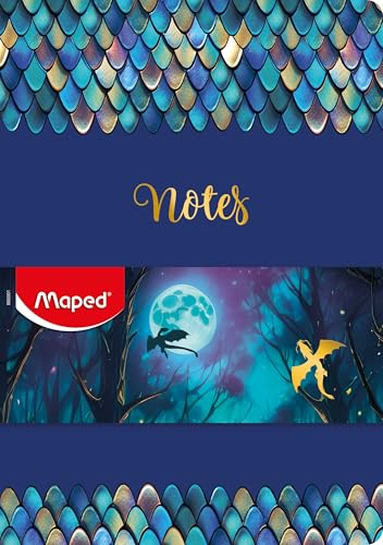 Maped DRAGON Schreibblock A5 – 80 linierte Seiten, 100 g/m²... - Toys & Games Amazon Germany à 3.49€