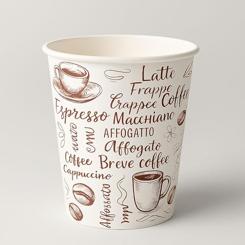 RyanPack Einweg-Pappbecher (50, 240 ml) - Épicerie Amazon Allemagne à 3.58€