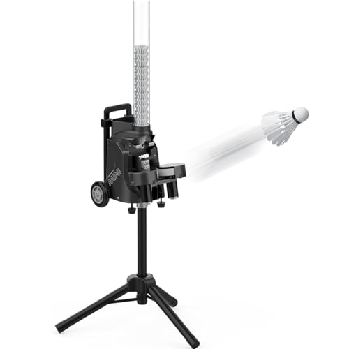 WANGCAIER Badminton Serve Machine with APP Control... - Sports & Fitness Amazon Allemagne à 63.00€