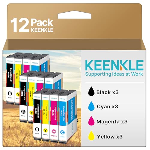 KEENKLE Compatible pour 604XL Cartouches d'encre Compatible... en promo à 19,99€ (-83%) sur Amazon FR