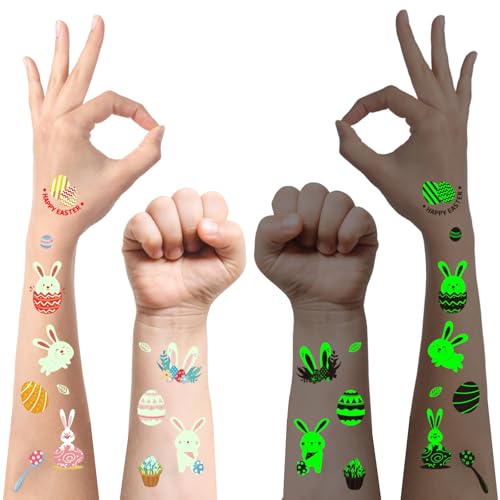 Ostergeschenke Kinder, 10 Blätter Oster Tattoo, 80+... - Jouets & Jeux Amazon Allemagne à 1.99€