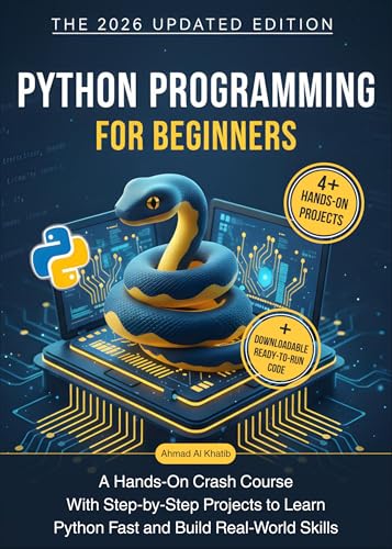 Python Programming for Beginners: A Hands-On Crash Course... - High-Tech & Électronique Amazon Royaume-Uni à 2.97€