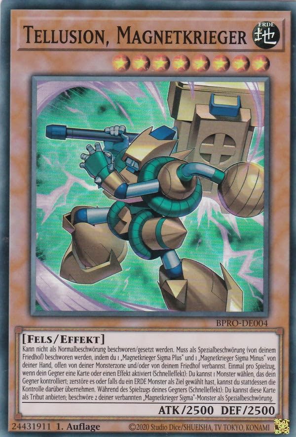 Tellusion Magnetkrieger - BPRO-DE004 - Super Rare - Deutsch... - Sports & Fitness Amazon Allemagne à 1.95€