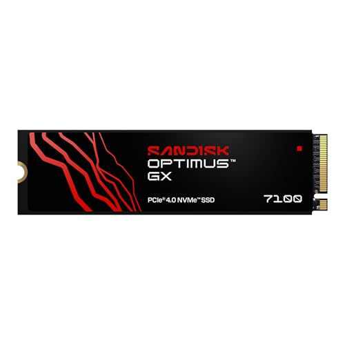 SANDISK Optimus GX 7100 NVMe SSD 4 TB (hasta 7250/6900 MB/s... - High-Tech & Électronique Amazon Espagne à 1262.99€