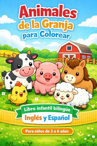 Animales de la Granja para Colorear: Libro Infantil - Bébé & Puériculture Amazon Espagne à 2.69€