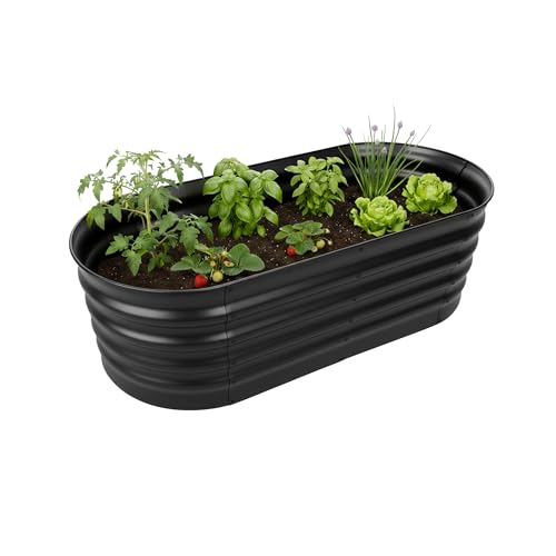 Relaxdays Jardinière surélevée en métal galvanisé, Fleurs... - Jardin & Extérieur en promo à 59.99€