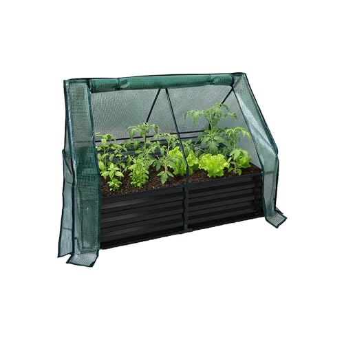 Relaxdays Jardinière surélevée avec Serre en métal... - Garden & Outdoor Amazon France à 59.99€