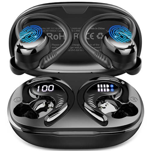 Wireless Earbuds Sport, 2026 HiFi-Stereo Bluetooth 5.4... - High-Tech & Électronique Amazon Royaume-Uni à 21.99€
