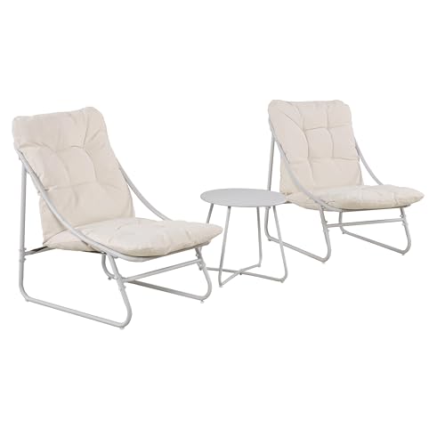 HOME DECO FACTORY - HDO7456 - Salon de Jardin 3 Pièces avec... - Maison & Cuisine Amazon France à 189.74€