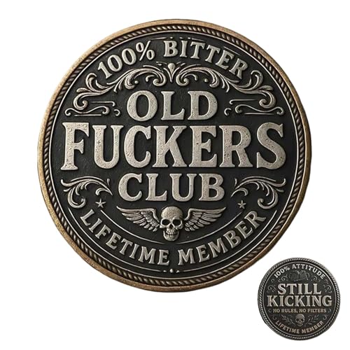 Generisch Old Fckers Club Lifetime Member Coin Still... - Jouets & Jeux Amazon France à 6.86€