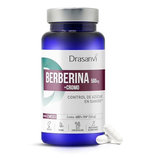 Drasanvi Berberina 500 mg + Cromo | 60 Cápsulas Veganas | 2... - Auto & Motorcycle Amazon Spain à 9.49€
