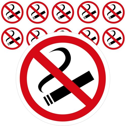 Pegatinas de prohibido fumar – Juego de 5 pegatinas rojas... - Toys & Games Amazon Spain à 7.34€