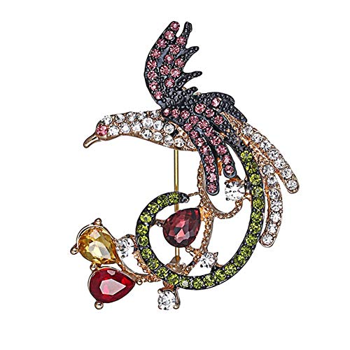 Spilla a forma di uccello, con strass, per donne, ragazze... - Sports & Fitness Amazon Italie à 1.78€
