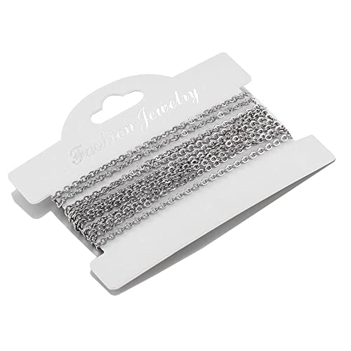 2m 1 Packung Edelstahl Halskette DIY mit Kettenschmuck Deft... - Bricolage & Outils Amazon Allemagne à 1.06€