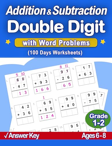 Double Digit Addition and Subtraction Workbook for Grades... - Amazon Royaume-Uni à 0.77€